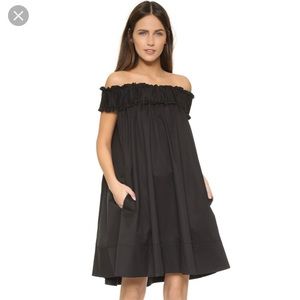Hatch Off the Shoulder Audrey Maternity Dress